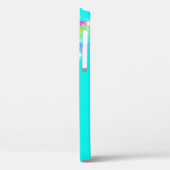 Regenboog sterren aqua sky heldere aangepaste naam Case-Mate iPhone case (Achterkant / Links)