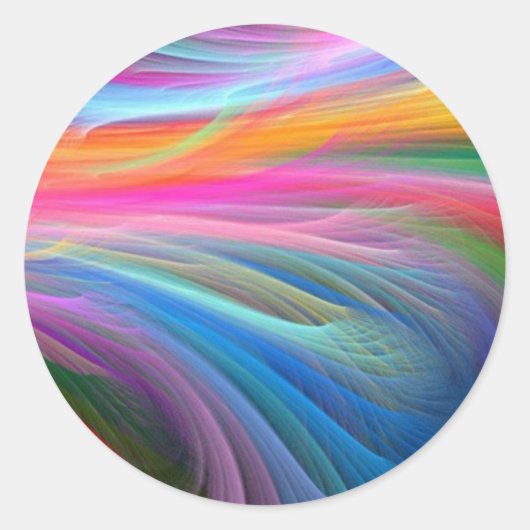 regenboog sticker (Voorkant)