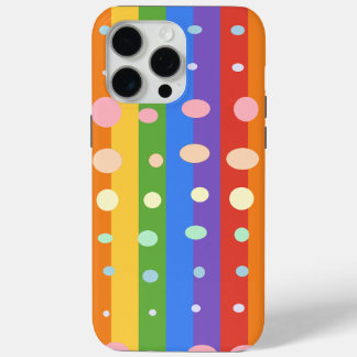 REGENBOOG STIPPEN iPhone 15 PRO MAX HOESJE