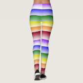 Regenboog Streep Leggings (Achterkant)