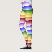 Regenboog Streep Leggings (Links)