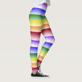 Regenboog Streep Leggings (Rechts)