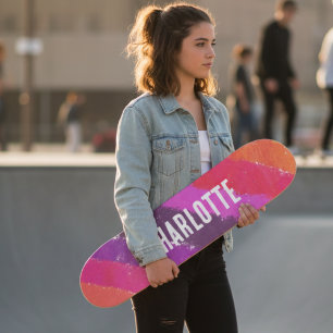 Regenboog Strepen Aangepaste Gepersonaliseerde Naa Skateboard