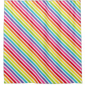 Regenboog strepen douchegordijn (Voorkant)