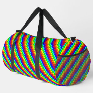 Regenboog strepen - Duffel Bag Plunjezak