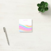 Regenboog Strepen Patroon Roze Maatwerk Post-it® Notes (Kantoor)