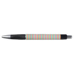 Regenboog strepen retro leuk patroon pen