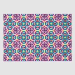 Regenboog Stropdas-kleurstof geometrisch patroon 7 Tissuepapier