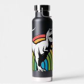 Regenboog T-Rex Waterfles (Links)