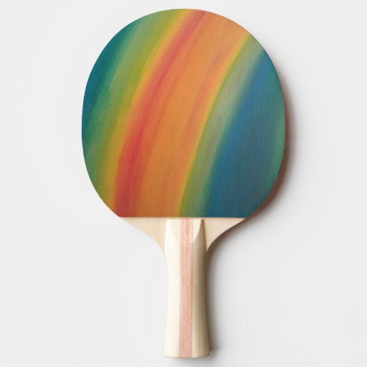 Regenboog Tafeltennisbatje (Voorkant)