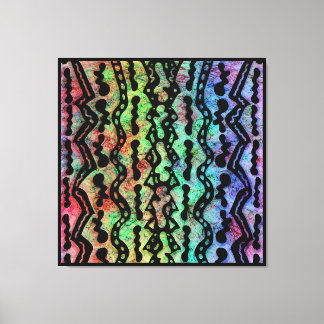 Regenboog Tango Canvas Afdruk