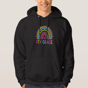 Regenboog Team 8e Achtste Klas Terug naar School L Hoodie