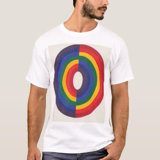 Regenboog tegenstellingen bij elkaar om contrast t t-shirt