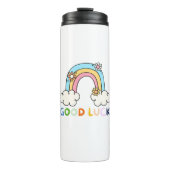 Regenboog Terug naar school cadeau Leraar Gift 1e Thermosbeker (Voorkant)