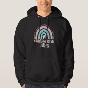 Regenboog Terug naar school Kleutertrends Leraar Hoodie
