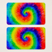 Regenboog Tie-Dye Alcohol Inkt Visitekaartje (Voorkant /achterkant)