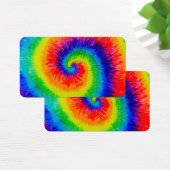 Regenboog Tie-Dye Alcohol Inkt Visitekaartje (Bureau)