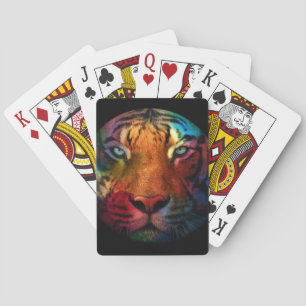 Regenboog Tijger Pokerkaarten