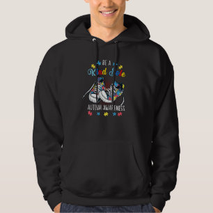 Regenboog Trendy Puzzel Schoenen, Wees Een Vriende Hoodie