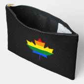 Regenboog trots esdoornblad etui (Open)