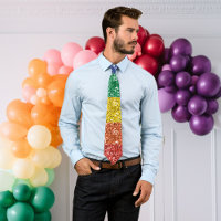 Regenboog trots glitters sequin look