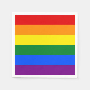 Regenboog trots servet