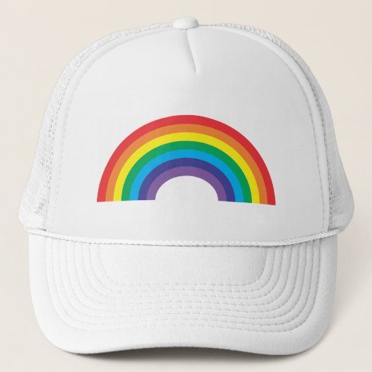 Regenboog Trucker Pet (Voorkant)