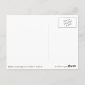 Regenboog, tulpen en verticaal briefkaart van de w (Achterkant)