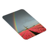 Regenboog, tulpen en windmolen verticale magneet (Rechterzijde)