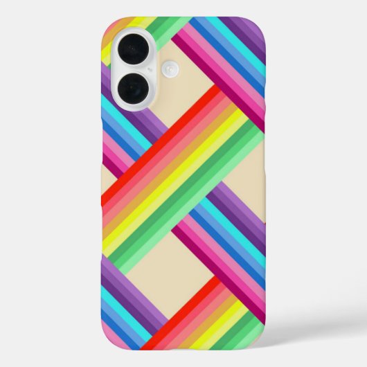 Regenboog Twist Case-Mate iPhone Case (Achterkant)