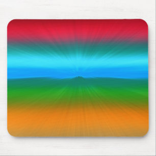 Regenboog Uitgezoomde Strepen Muismat
