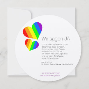 Regenboog Uitnodiging