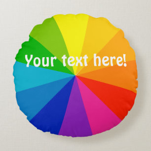 Regenboog uitstralen rond kussen