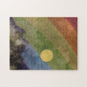 Regenboog universum puzzel legpuzzel (Horizontaal)