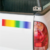 Regenboog v1 bumpersticker (Op Truck)