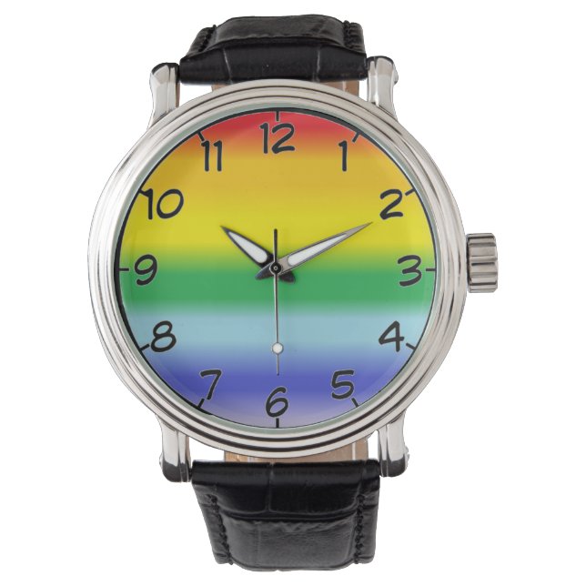Regenboog v1 horloge (Voorkant)