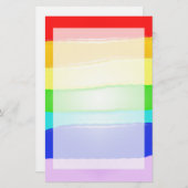 Regenboog v2 briefpapier (Voorkant / Achterkant)