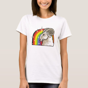 Regenboog van 1980 met Aries Ram T-shirt
