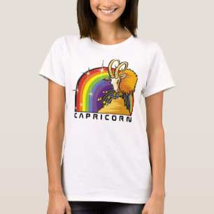 Regenboog van 1980 met Capricorn Goat T-shirt