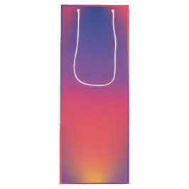 Regenboog van de kleurdiamantvormen wijn cadeautas