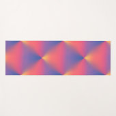 Regenboog van de kleurdiamantvormen yogamat (Voorkant (horizontaal))