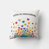 Regenboog van Hartendesign Kussen (Achterkant)