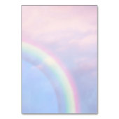 Regenboog van hoop - pastel, bruiloft kaart (Achterkant)