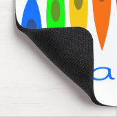 Regenboog van Kayaks Muismat (Hoek)