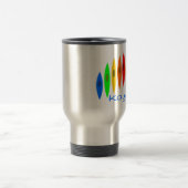 Regenboog van Kayaks Reisbeker (Center)