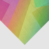 Regenboog van kleuren tissuepapier (Detail)