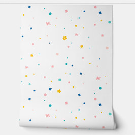 Regenboog van plezier behang