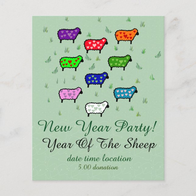 Regenboog van schapen (Voorkant)