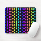 Regenboog van Stippen mousepad Muismat (Met muis)