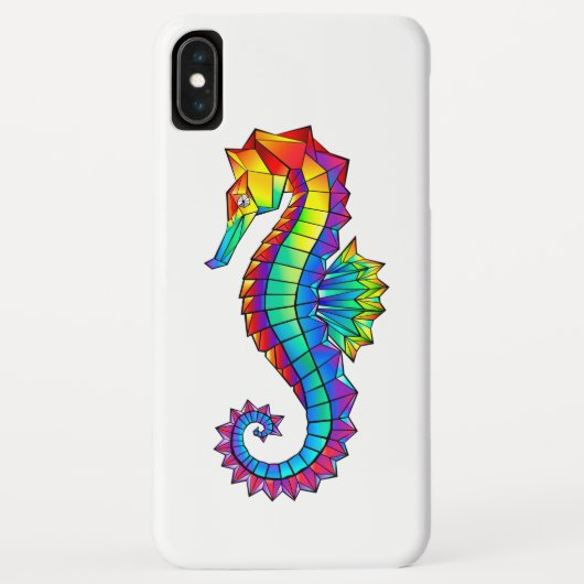 Regenboog Veelhoekig Zeepaardje Case-Mate iPhone Case (Achterkant)